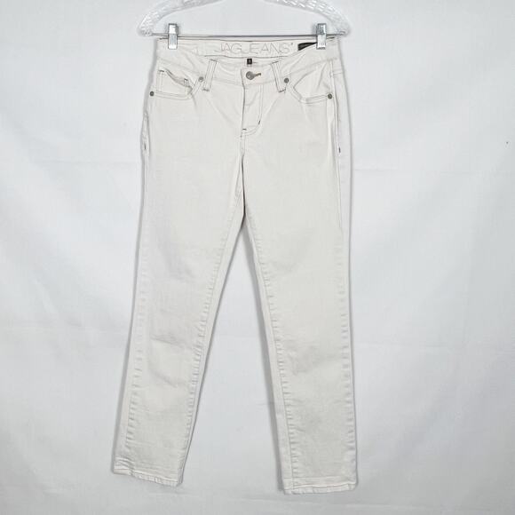 JAG Women's Relaxed Boyfriend Off White Jeans Size 2 - Picture 1 of 10
